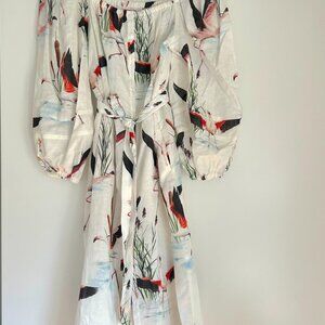 Heidi Merrick Kandi Dress (in Flamingo), Large